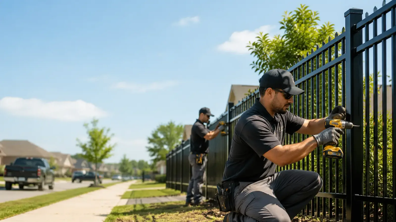 Metal Fence Installation in Rake, IA